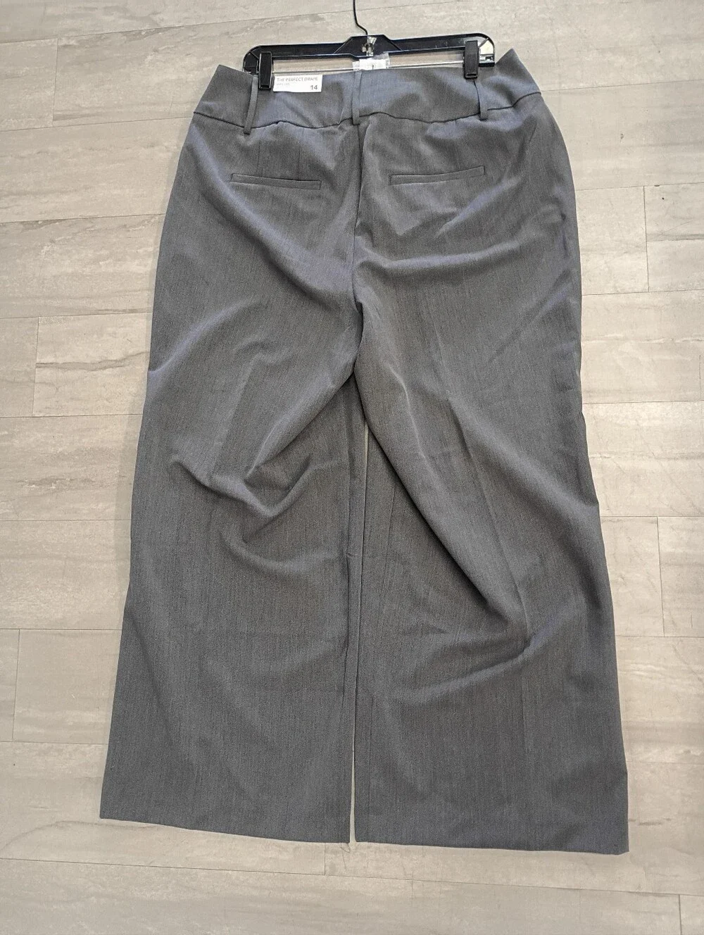 Lane Bryant Wide Leg High Rise Short Pants In Grey